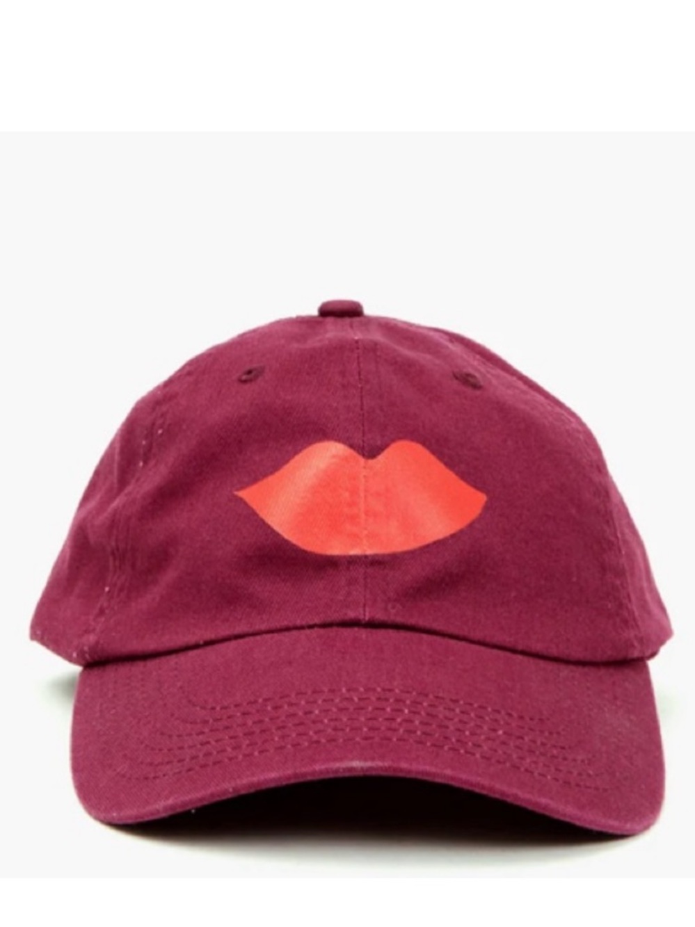 Clare V LIPS baseball Cap NWT